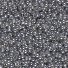 Miyuki rocailles Perlen 11/0 - Silver grey luster 11-368